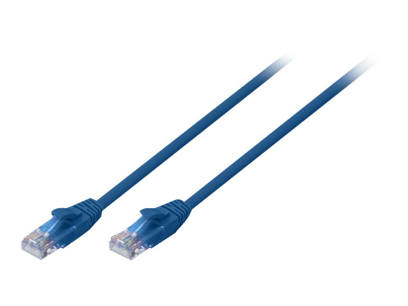 LINDY Cat.6 U/UTP Kabel, blau, 1m - Anschlussansicht