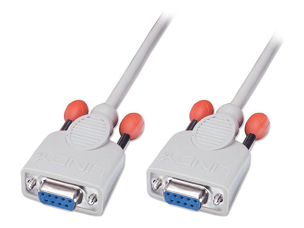 LINDY Nullmodem-Kabel 9 pol. Kupplung/Kupplung 2m - Vorderansicht