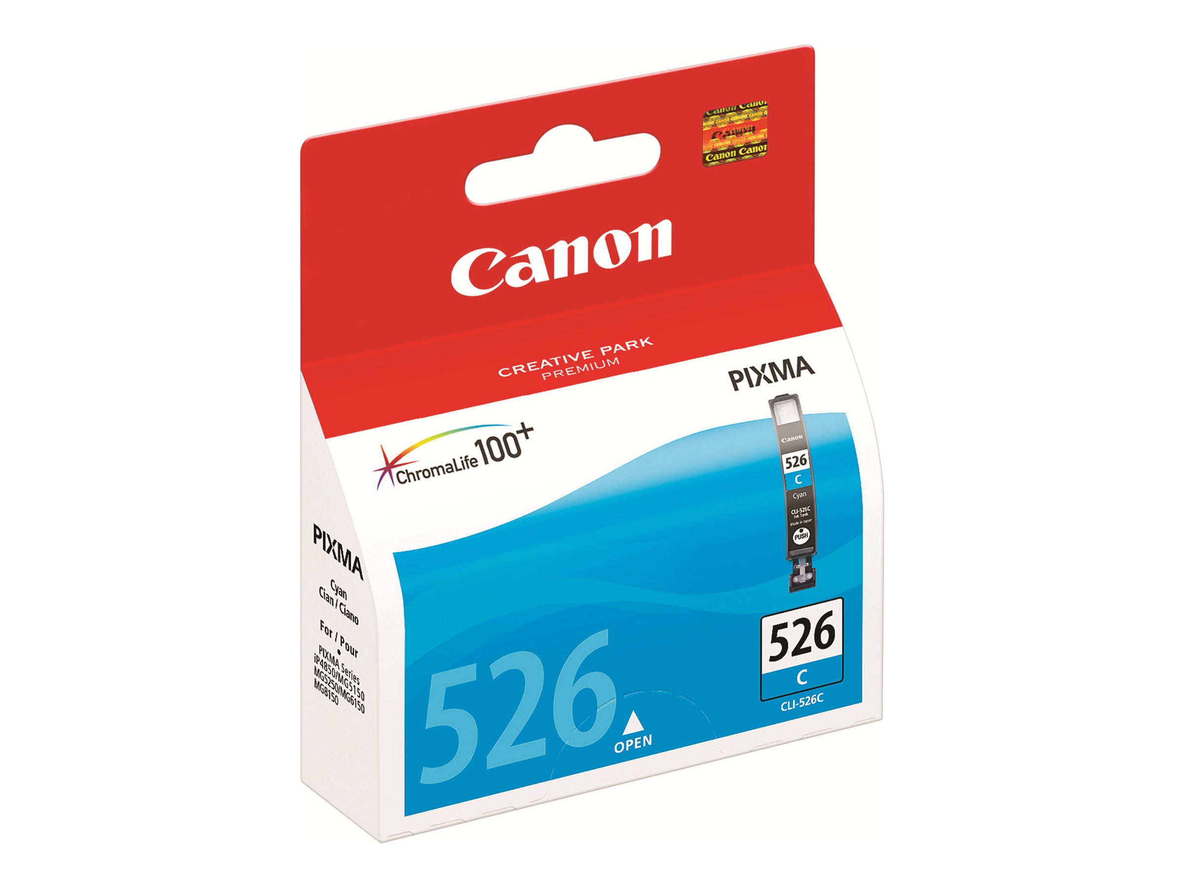 CANON CLI-526C Tintenbehälter Vorderansicht