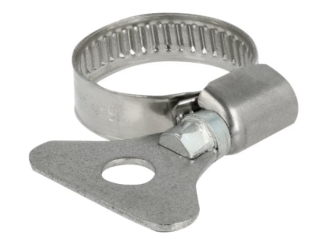 DELOCK Schlauchschelle mit Flügelmutter 16-25mm 10 Stück Metall