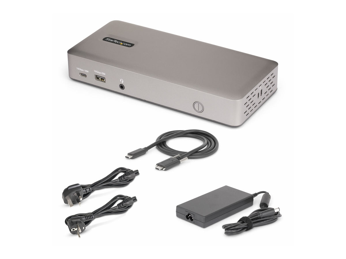 STARTECH.COM USB-C-Dockingstation USB4 Dreifach 4K60Hz-Monitore 100W Laptop-Ladung 2