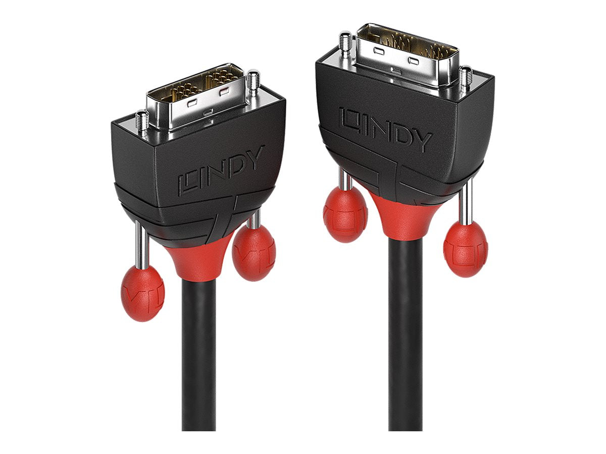 LINDY 1m DVI-D Single Link Kabel Black Line - Verpackung