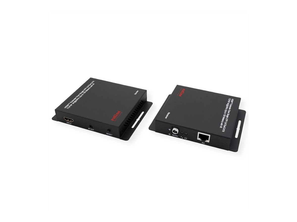 ROLINE HDMI Verlängerung über IP 4K30Hz 120m mit IR - Verpackung