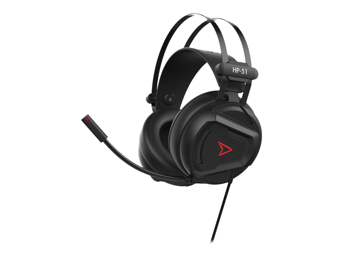 LEXIP X STEELPLAY Wired Headset 5.1 Sound HP51 Black - Detailansicht der Ohrpolster