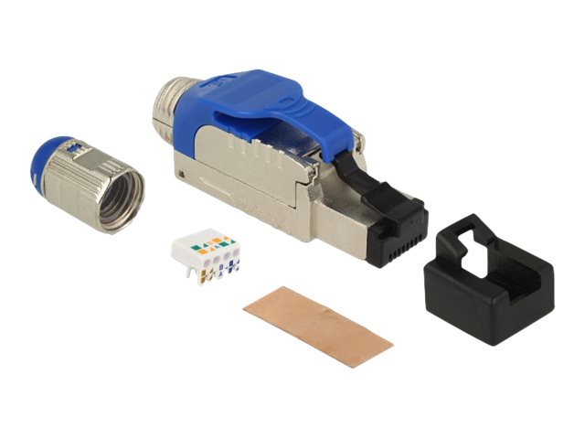DELOCK RJ45 Stecker feldkonfektionierbar Cat.8 Metall