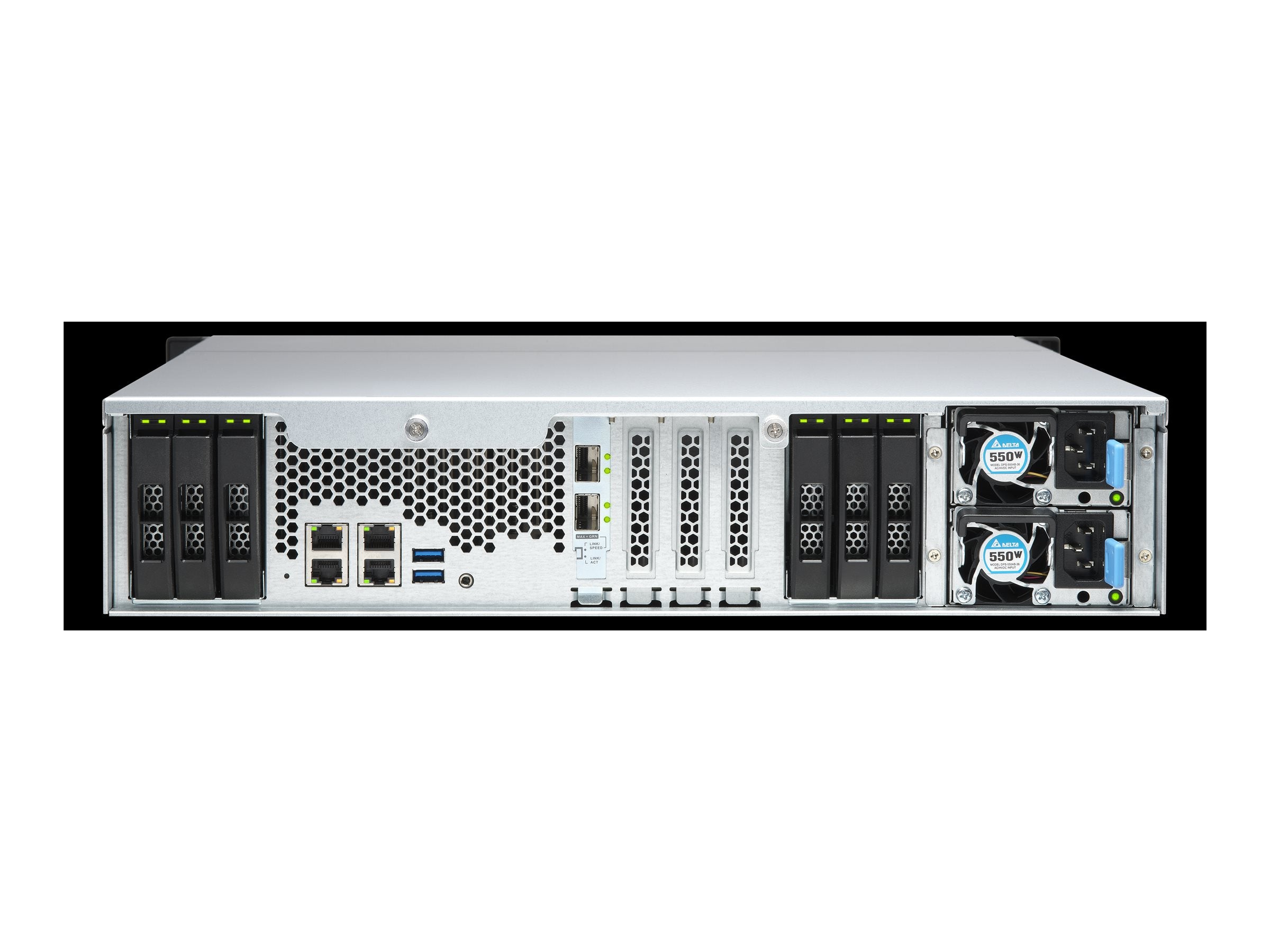 QNAP TS-h1886XU-RP R2 NAS-Server Vorderansicht