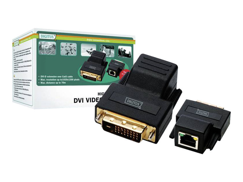 DIGITUS DVI Extender über Cat5 50m 1920x1200 - Verpackung