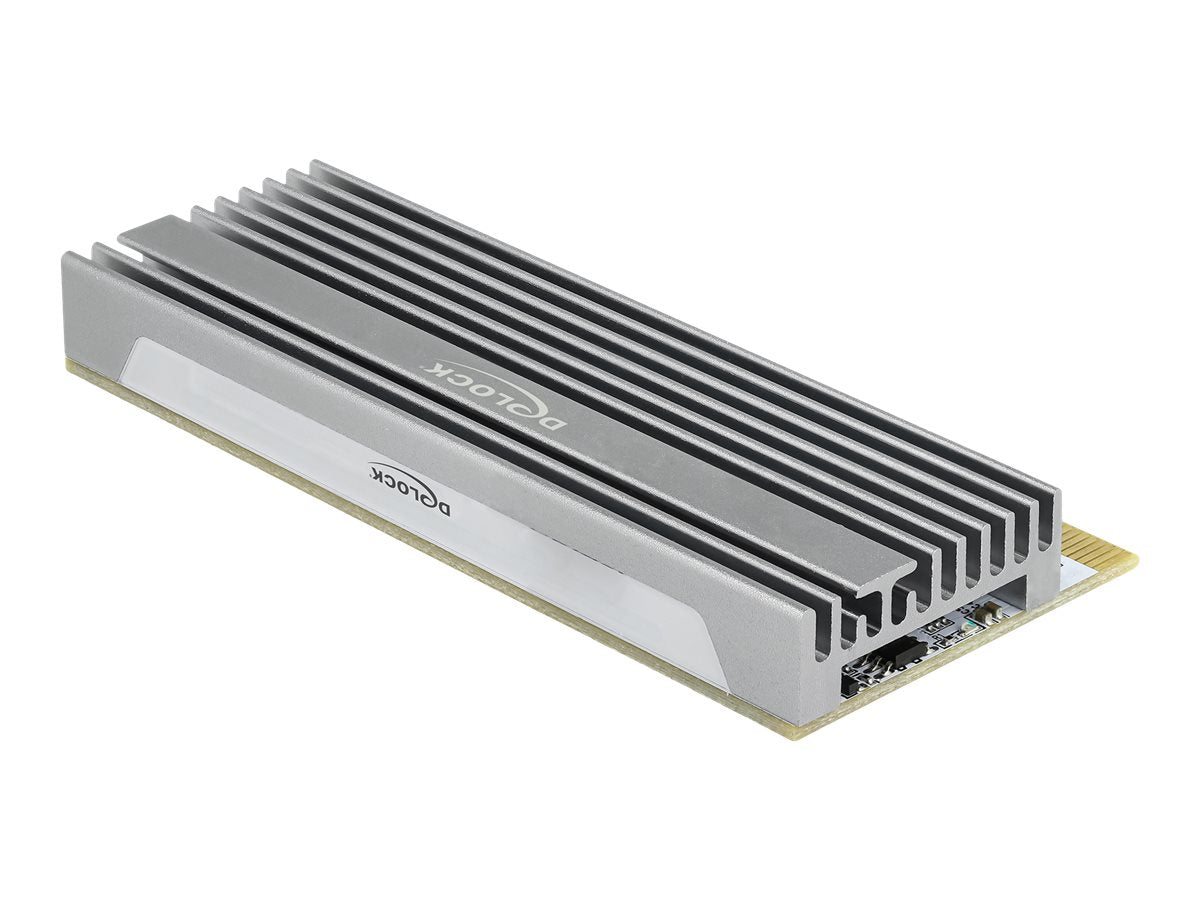 DELOCK PCI Express Karte Detailansicht mit LEDs