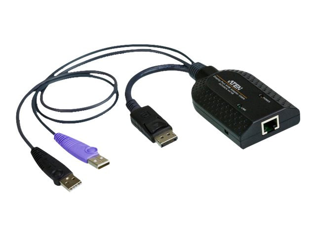 ATEN KA7169 DisplayPort-USB-KVM-Adapterkabel Vorderansicht