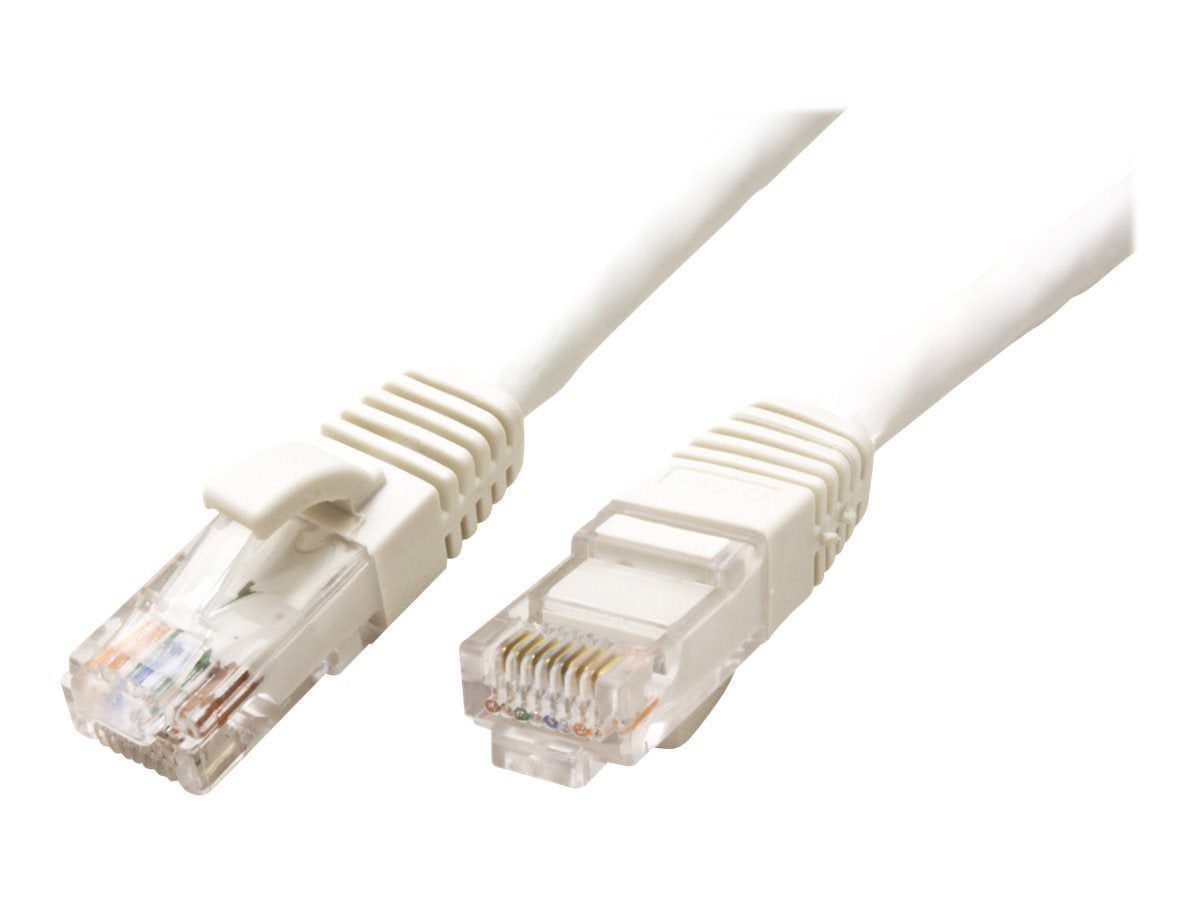 VALUE Patchkabel Kat.6 Class E UTP LSOH weiss 0,5m Verpackung