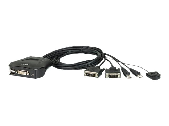 ATEN CS22D 2-Port USB DVI KVM Switch Vorderansicht