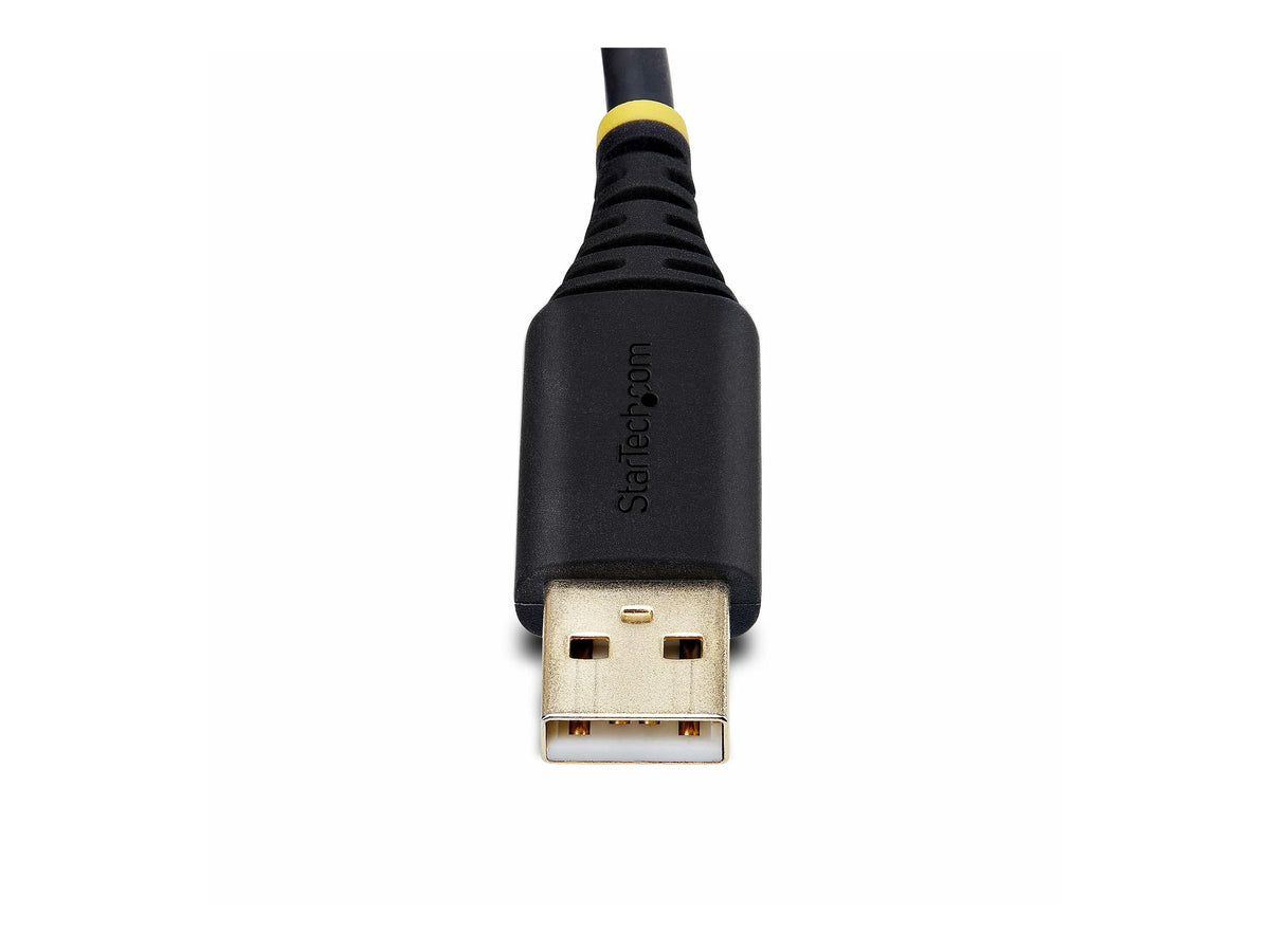 STARTECH.COM 2m USB Null Modem Kabel USB Seriell Adapter COM Retention FTDI USB RS232 Wechselbare DB9 Schrauben/Muttern