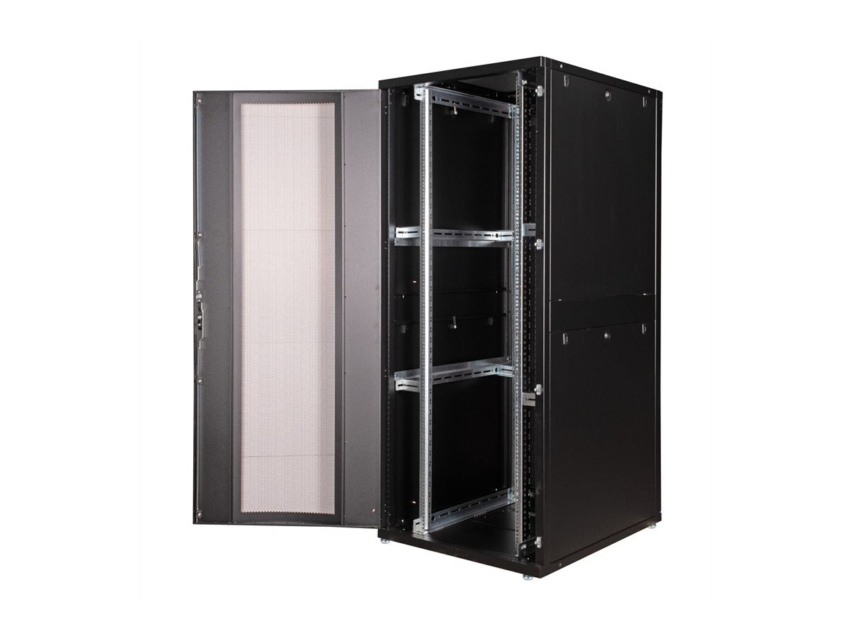 ROLINE Serverschrank 48,26cm 19Zoll 42 HE 800x1000 BxT schwarz - Innenansicht