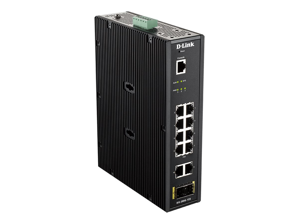 D-LINK DIS-200G-12S Industrial Smart Managed Switch Rückansicht