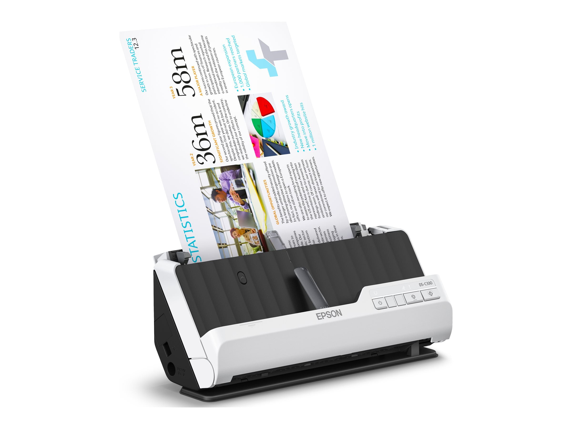 EPSON WorkForce DS-C330 Scanner Vorderansicht