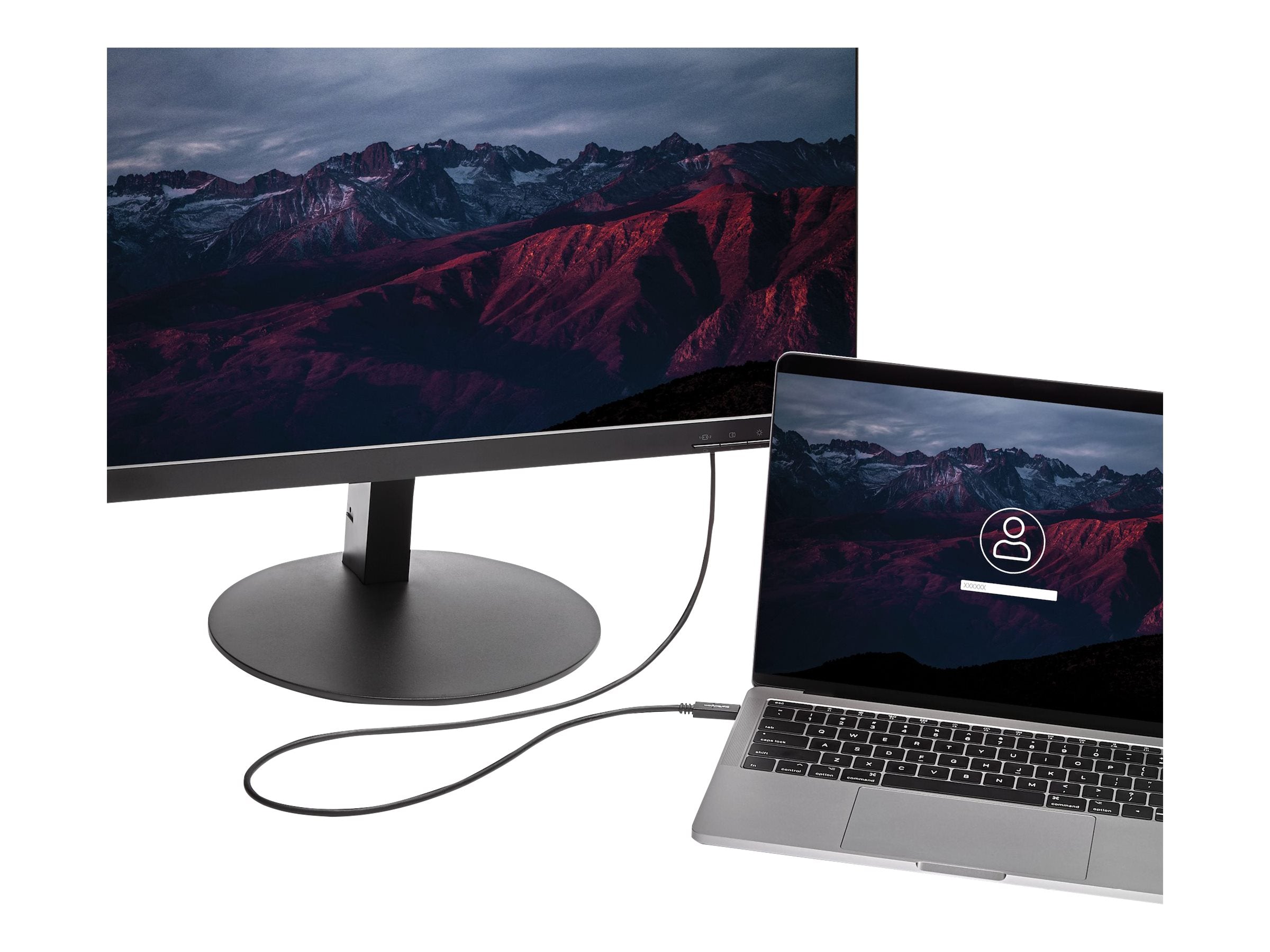 STARTECH.COM USB-C auf VGA Adapterkabel 2m Vorderansicht