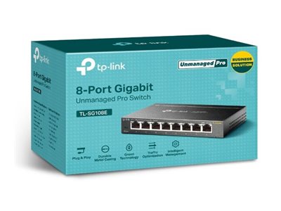 TP-LINK TL-SG108E 8-Port Gigabit Easy Smart Switch Verpackung
