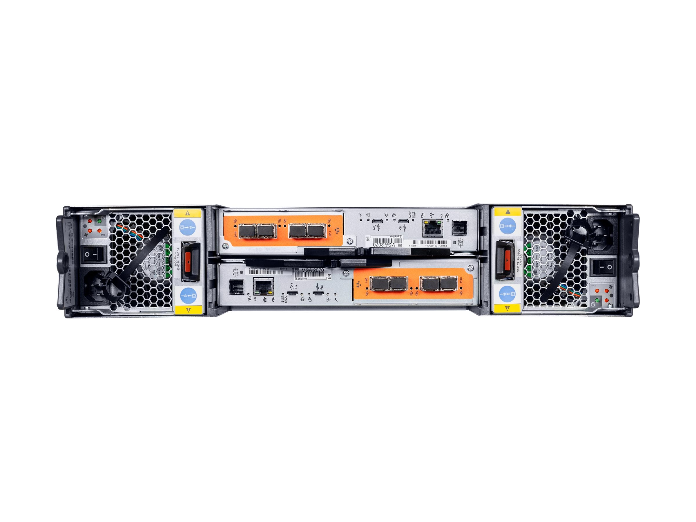 HPE MSA 2070 10/25GbE iSCSI SFF TAA-compliant Storage