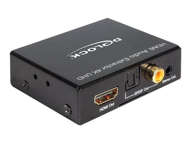DELOCK Adapter HDMI zu HDMI + Audio Extractor 4K - Detailansicht
