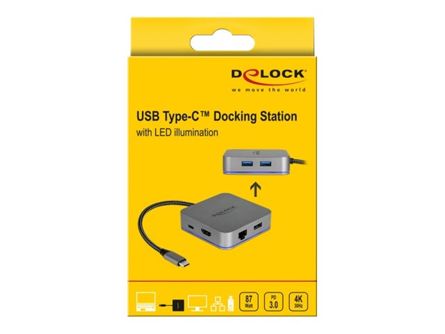DELOCK USB Type-C Dockingstation Vorderansicht