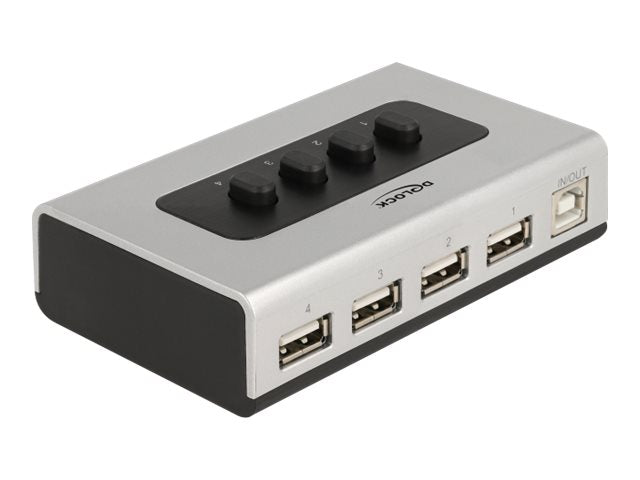 DELOCK Umschalter USB 2.0 Vorderansicht