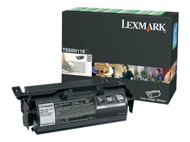 LEXMARK T65X Toner schwarz hohe Kapazität Vorderansicht