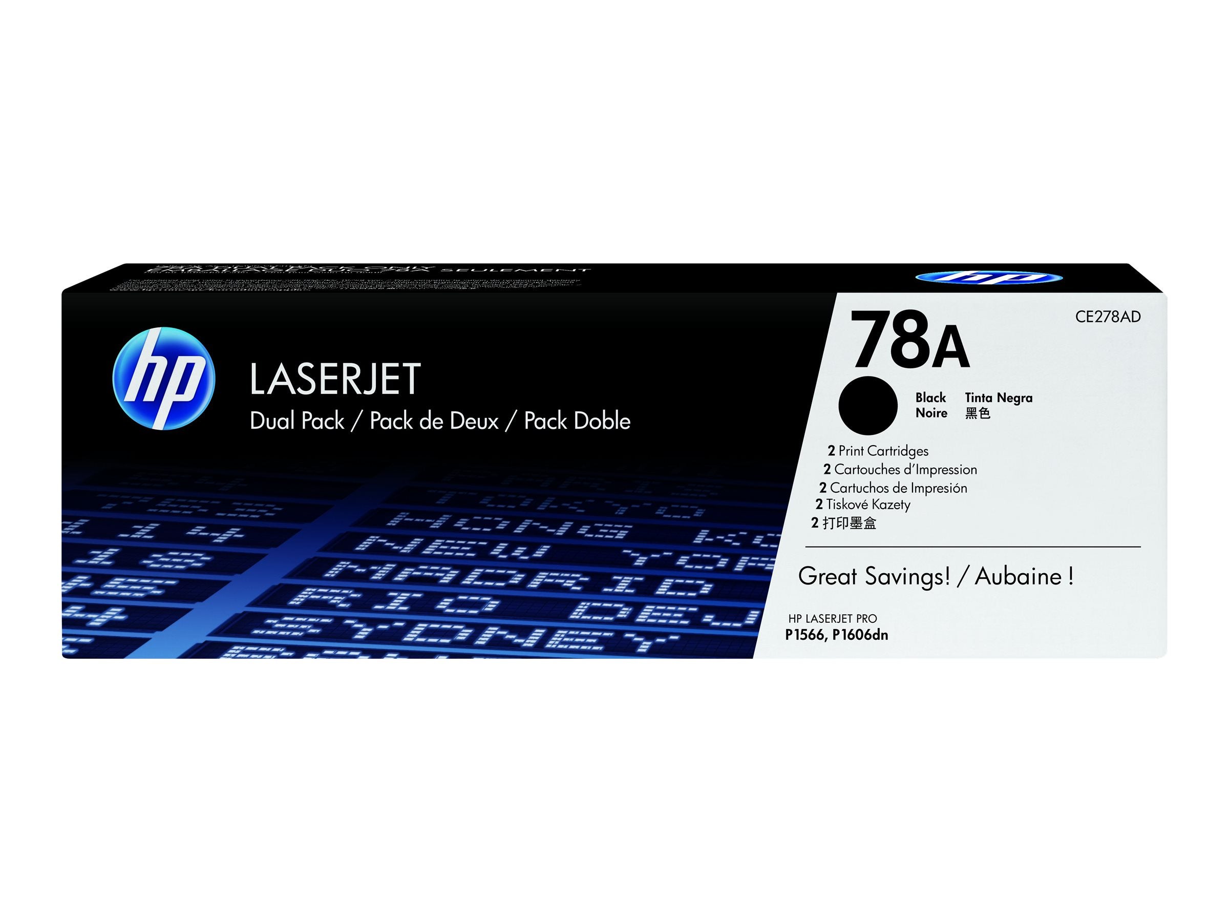 HP 78A Tonerpatrone Vorderansicht