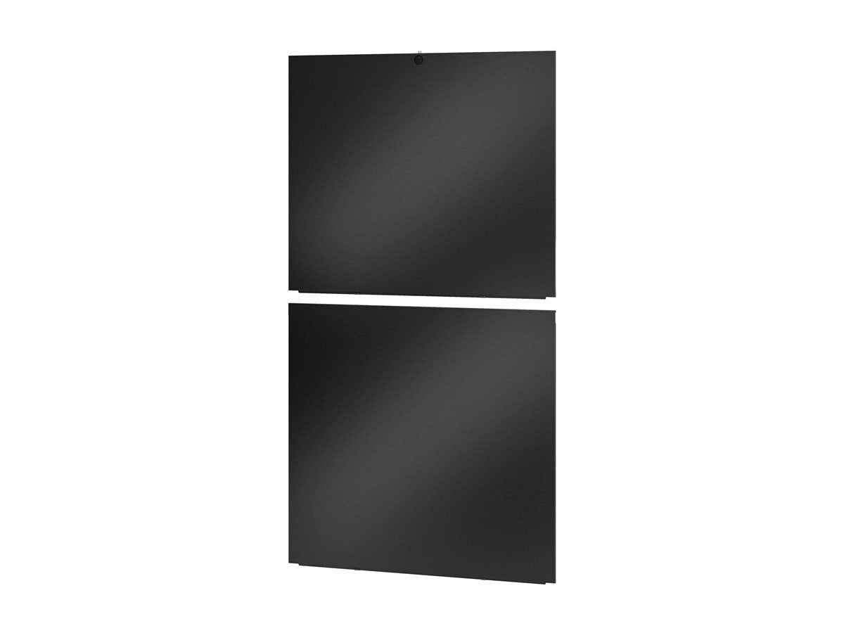 APC Easy Rack Seitenwand 48U/1200mm Schwarz Vorderansicht