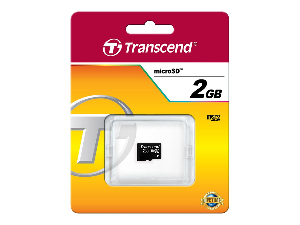 TRANSCEND microSD 2GB Vorderansicht