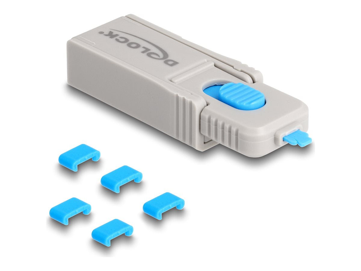 DELOCK Type-C Port Blocker Set Vorderansicht
