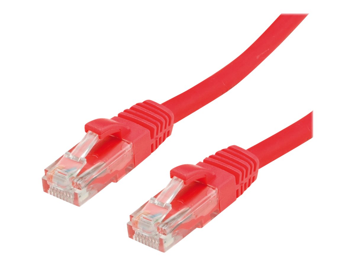 VALUE Patchkabel Kat.6 Class E UTP LSOH rot 1m - Verpackung