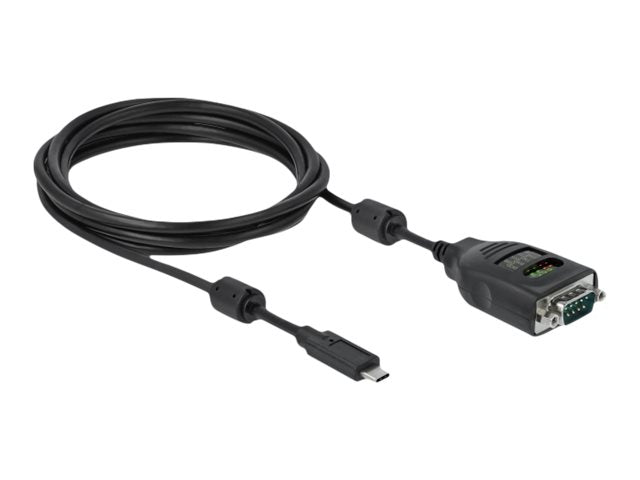 DELOCK USB Type-C zu Seriell DB9 Adapter Vorderansicht