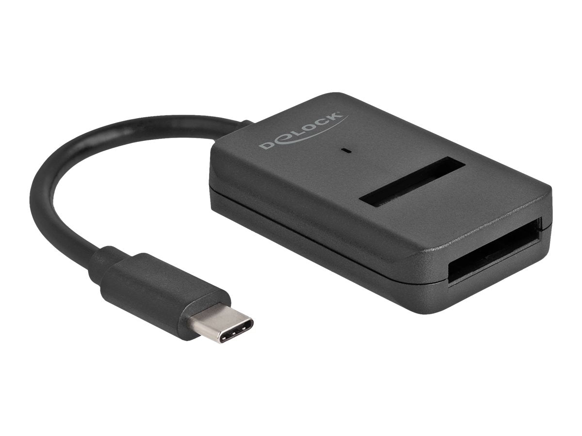 DELOCK Combo Konverter M.2 NVMe PCIe SATA SSD USB Type-C Vorderansicht