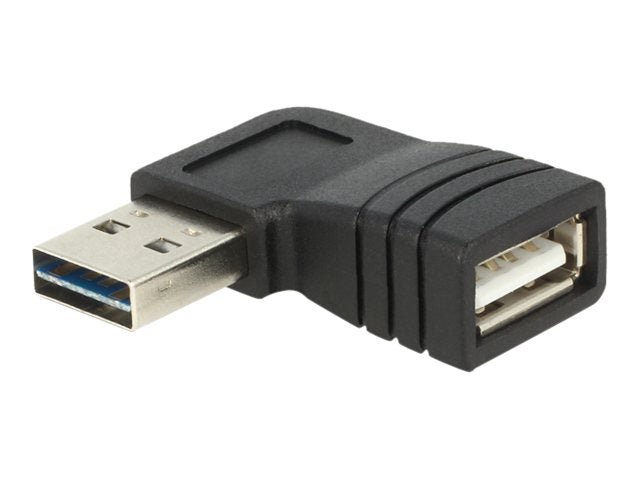 DELOCK Adapter EASY USB 2.0-A St > A Bu gewinkelt links/rechts - Vorderansicht