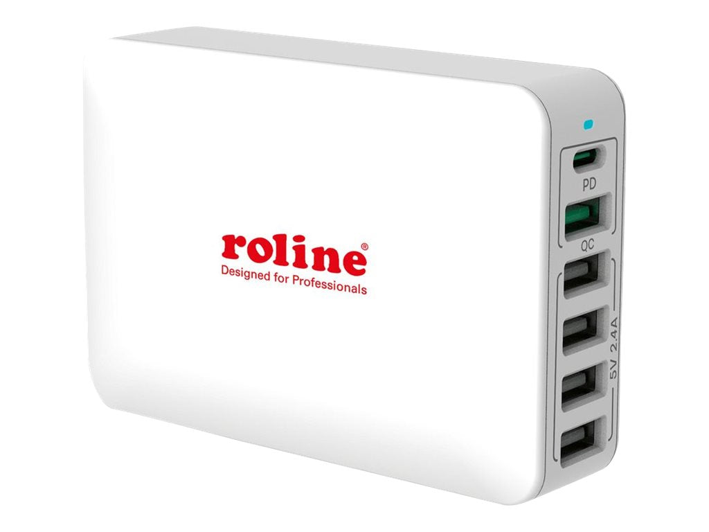 ROLINE USB Charger 6 Port Vorderansicht