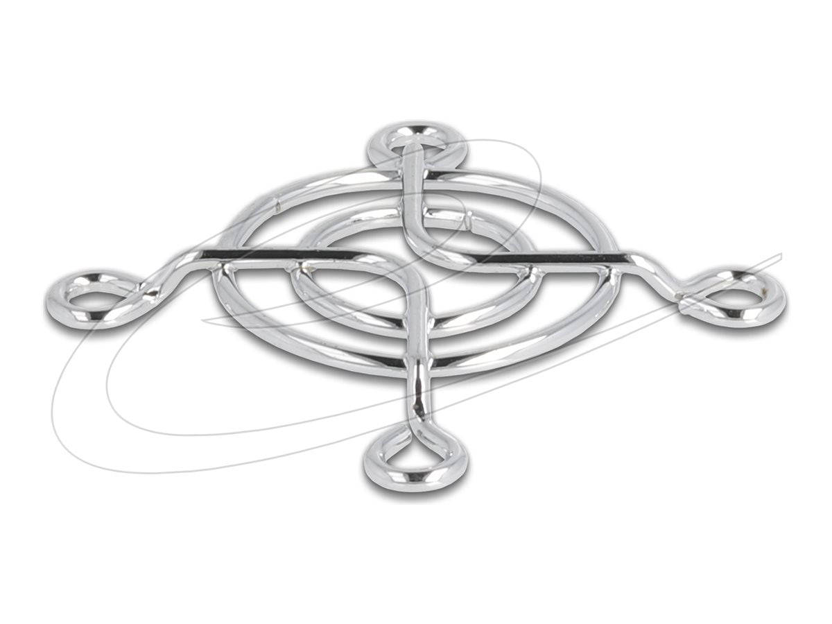 DELOCK Luftergitter 40 x 40mm silber Vorderansicht