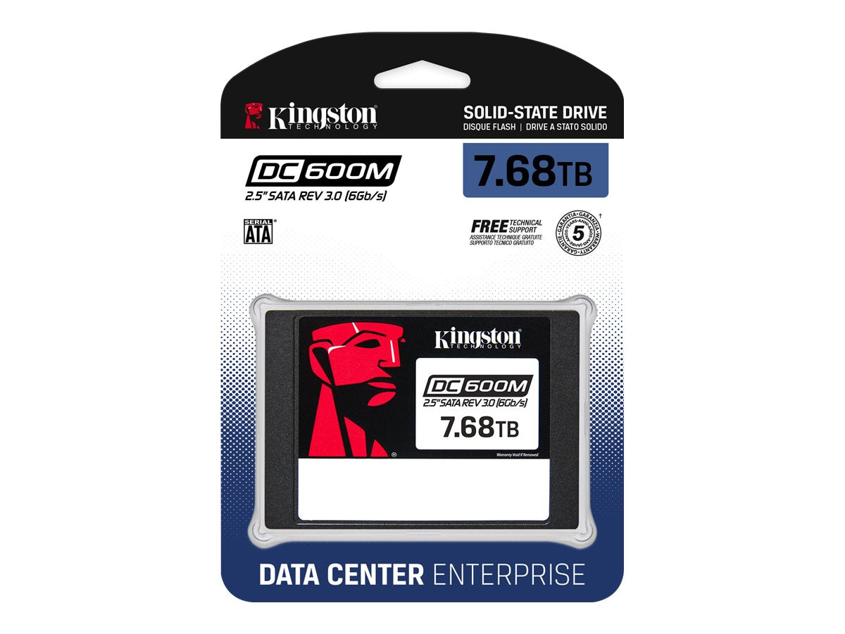 KINGSTON 7.68TB DC600M SATA3 SSD Detailansicht