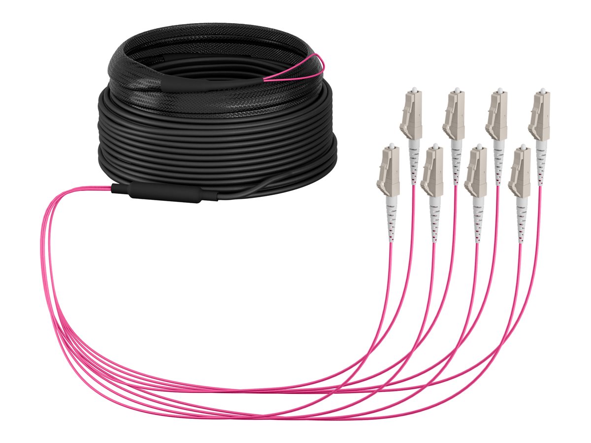 EFB Trunkkabel U-DQ ZN BH 8G 50/125 LC/LC OM4 20m - Vorderansicht