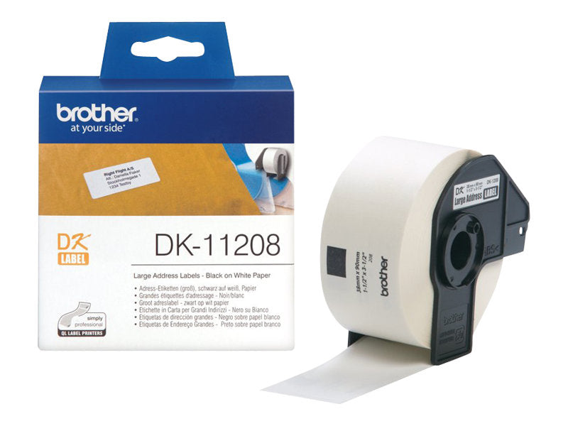 BROTHER P-Touch DK-11208 Adressetiketten auf Rolle