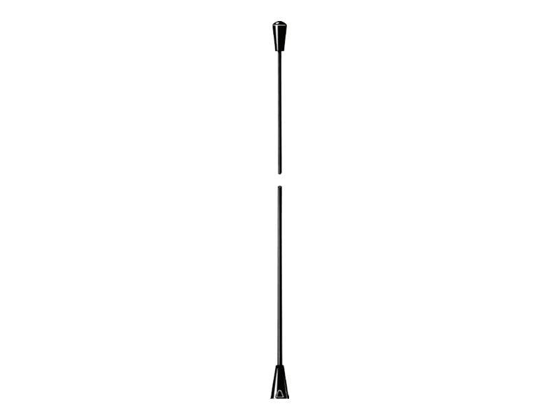 PROCOM Strahler 66-88 MHz schwarz - Vorderansicht