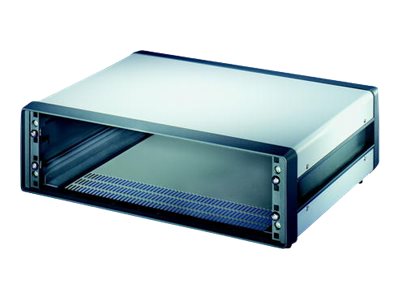 Vorderansicht des SCHROFF 48,26cm 19Zoll-Gehäuse 3 HE - COMPTEC GEHAEUSE 3HE 500T
