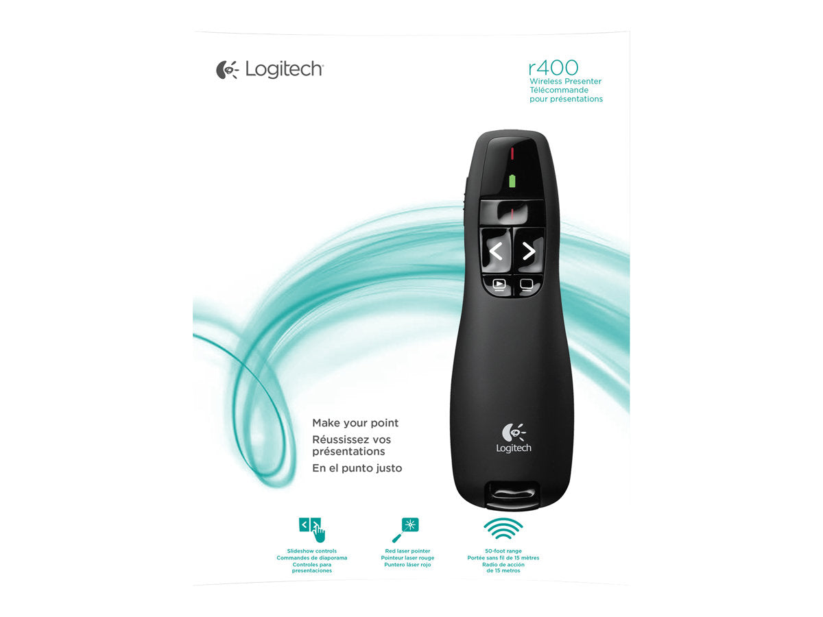 LOGITECH Wireless Presenter R400 Verpackung