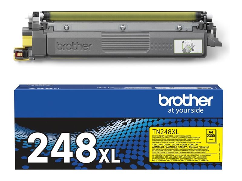 BROTHER TN248XLY Gelb Tonerpatrone Verpackung
