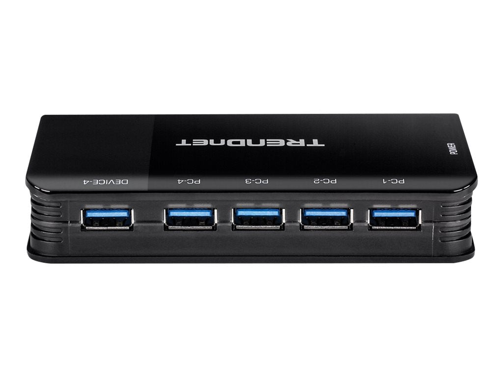 TRENDNET TK-U404 4-Port Sharing Switch Vorderansicht