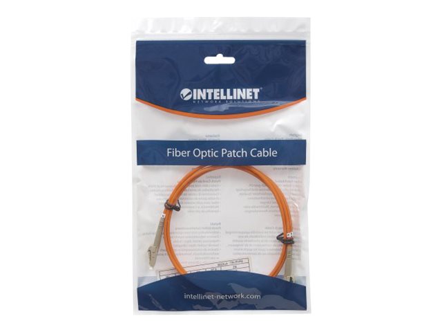 INTELLINET LWL Kabel LC/LC OM2 3m Vorderansicht