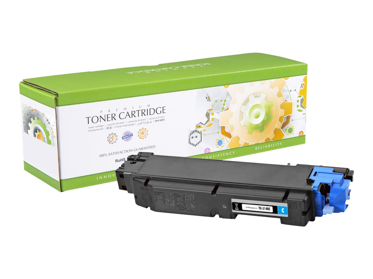 STATIC Tonerpatrone Kyocera TK-5140C cyan Vorderansicht