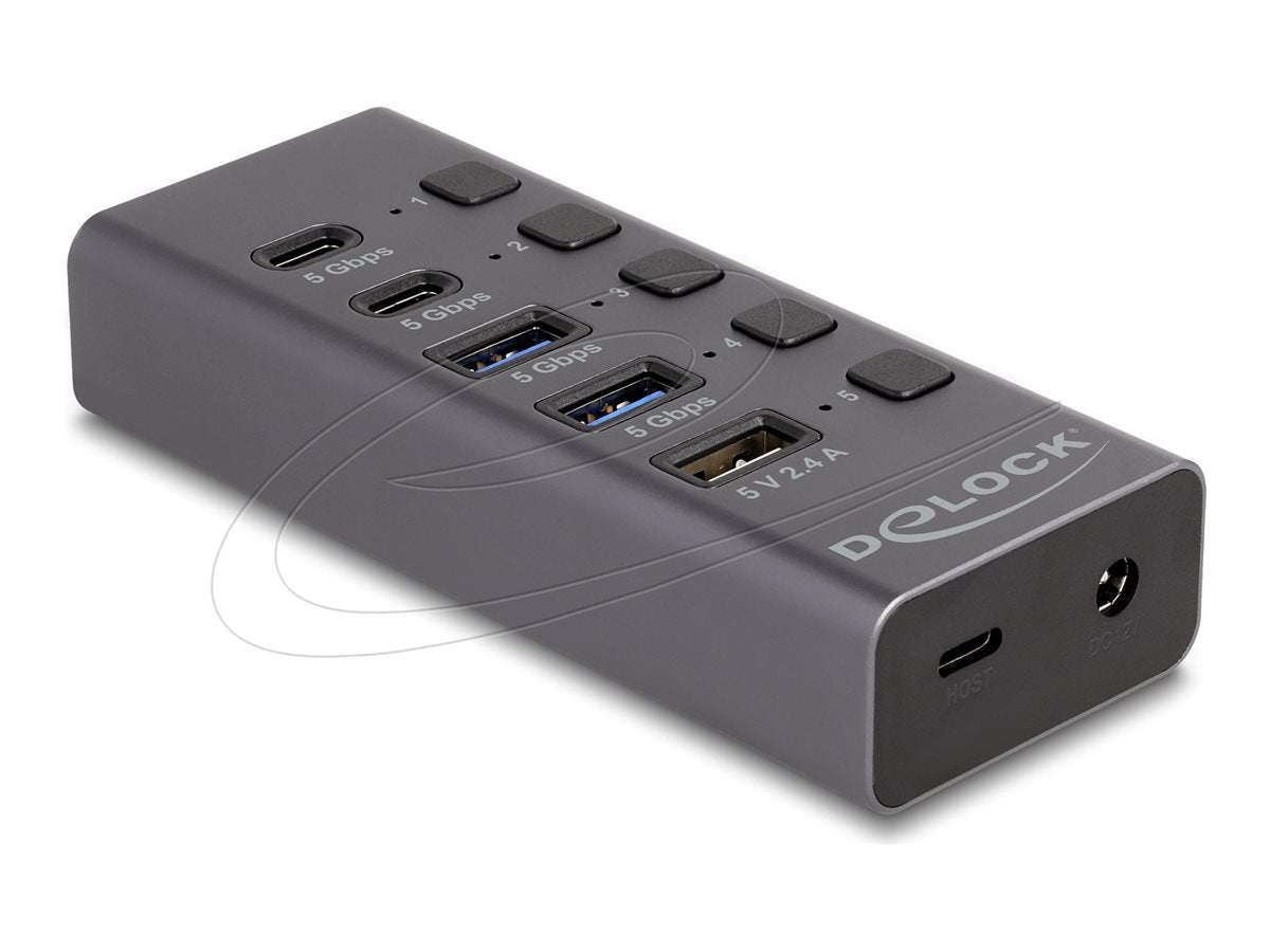 DELOCK USB 5 Gbps Hub Vorderansicht