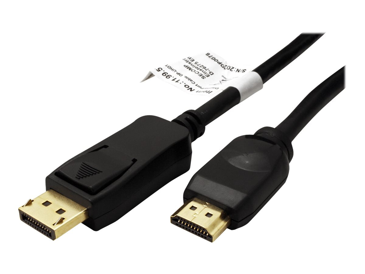 VALUE DisplayPort Kabel DP - UHDTV ST/ST schwarz 2m Verpackung