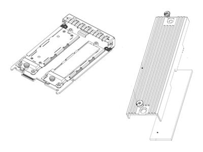 DELL Single M.2 Interposer Card - Vorderansicht