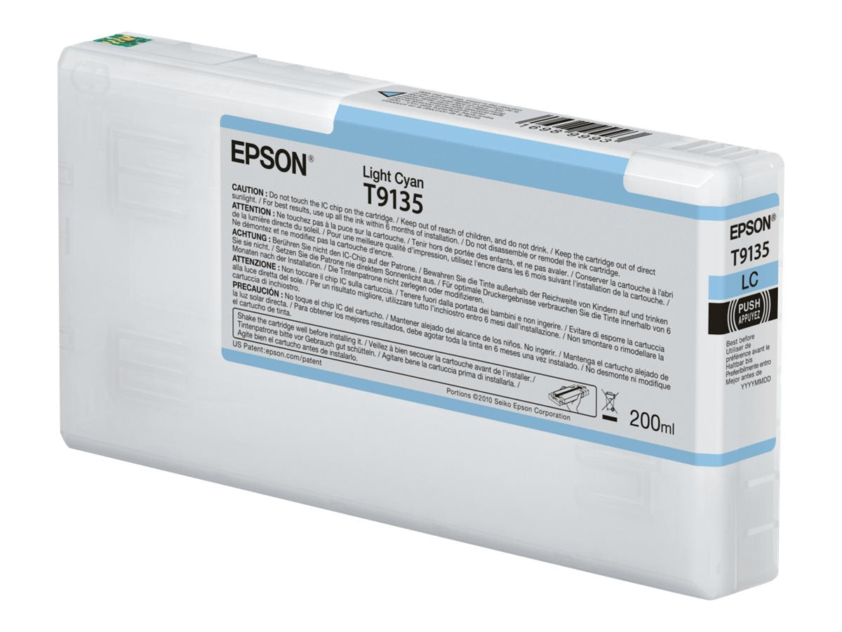 EPSON T9135 Light Cyan Ink Cartridge Vorderansicht